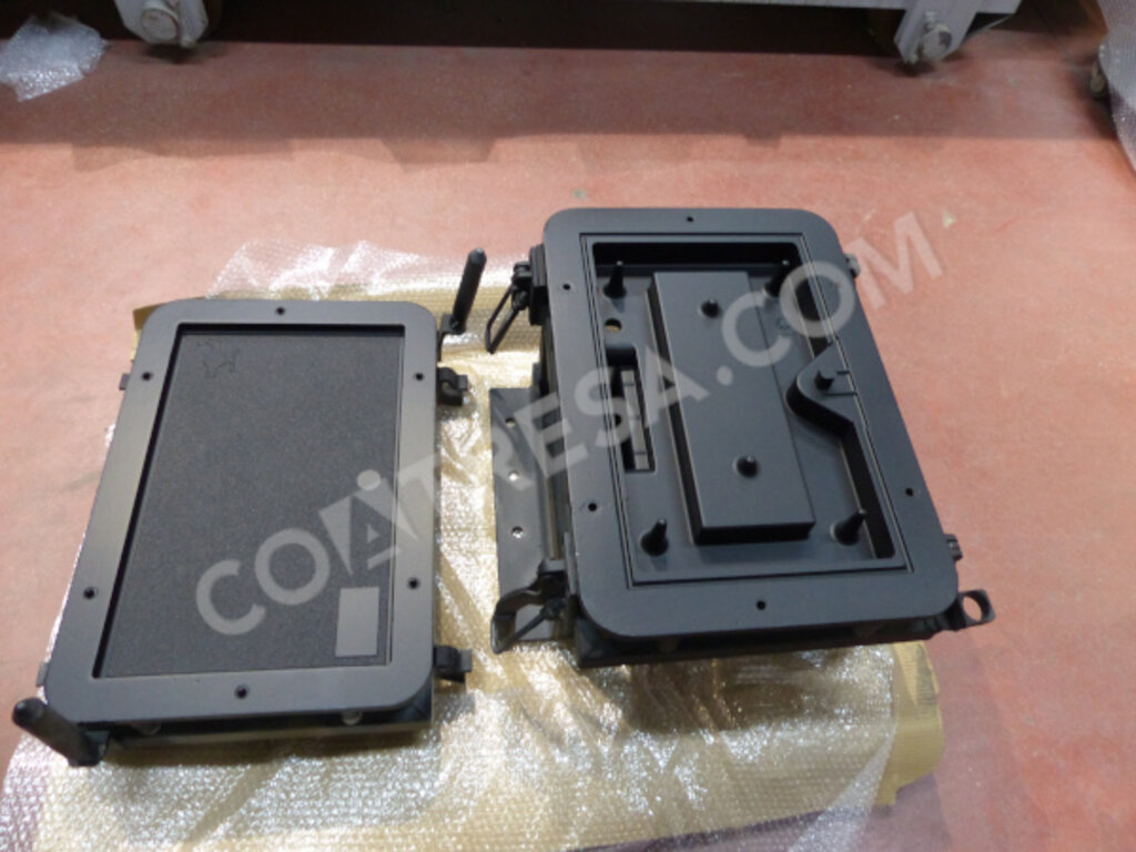 Black teflon rotomolding mold