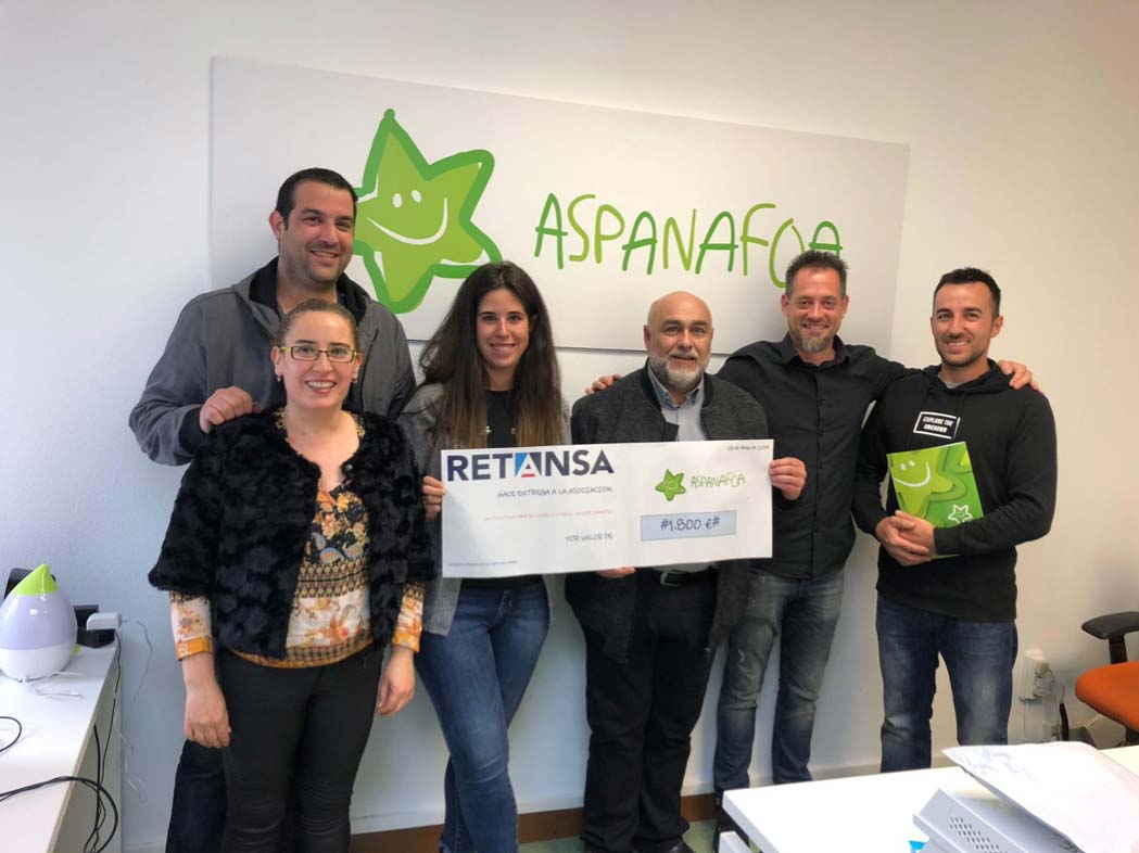 Retansa Coat colabora con la ONG ASPANAFOA