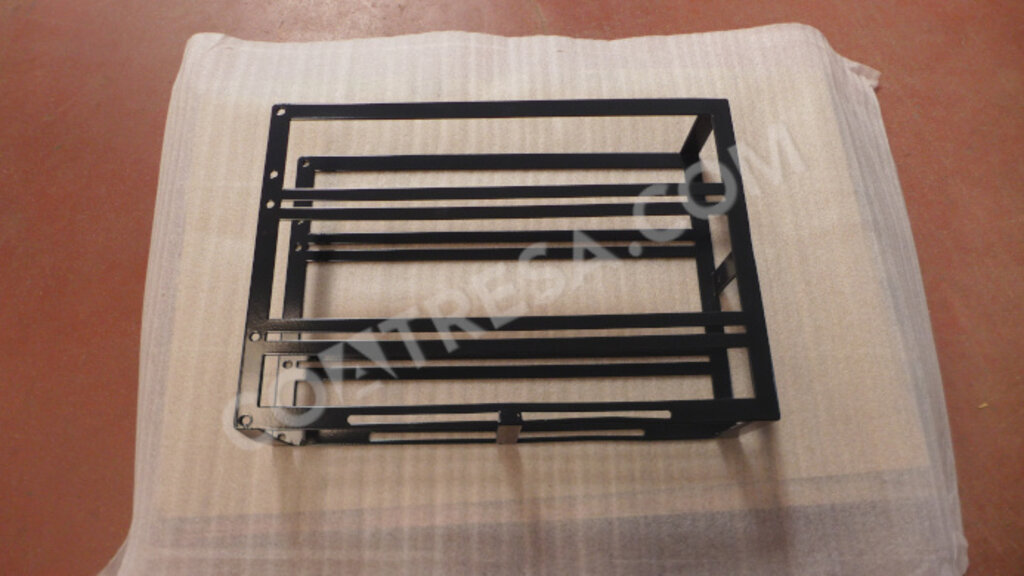 Galvanic plastified frame