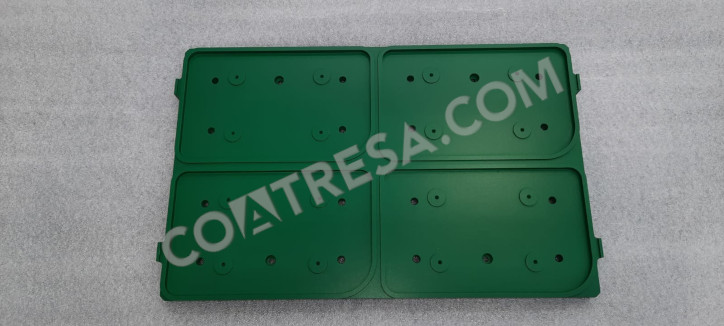Plastic container sealing plate