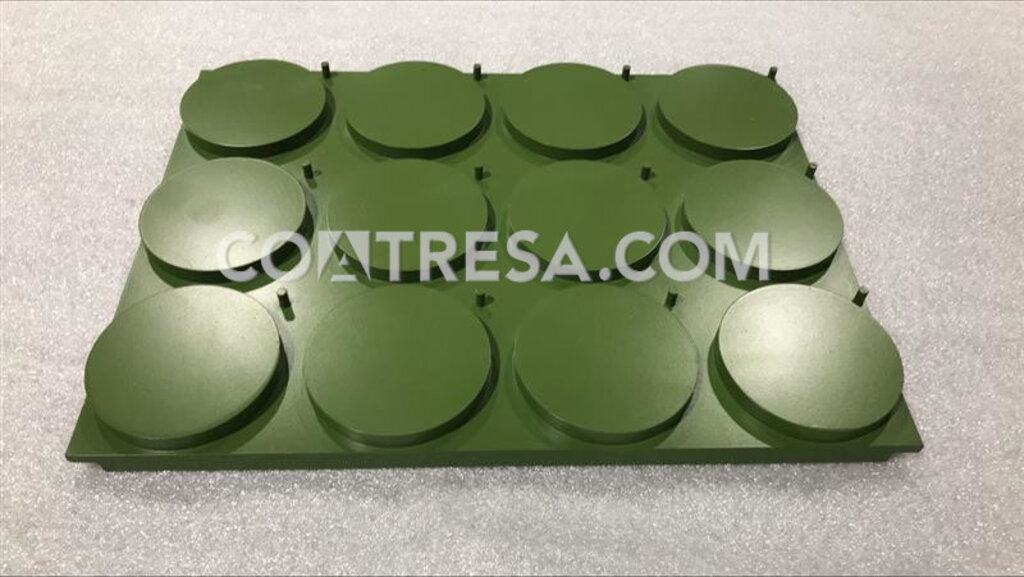 MOLDE DE ALUMINIO TEFLONADO VERDE