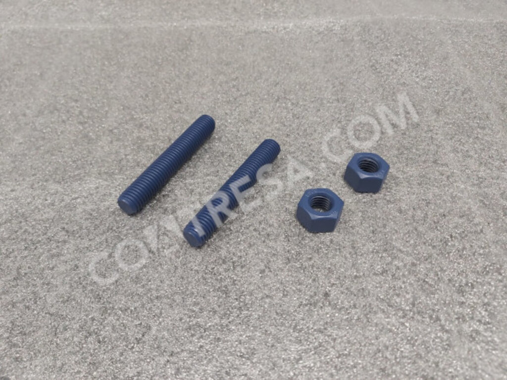 BLUE TEFLON COATED SCREWS