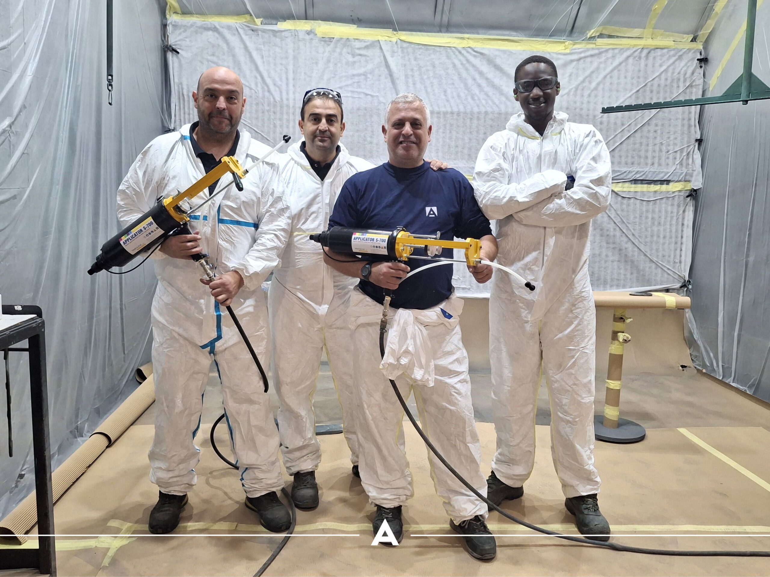 ATRESA and RETANSA: Training in elastomeric coatings